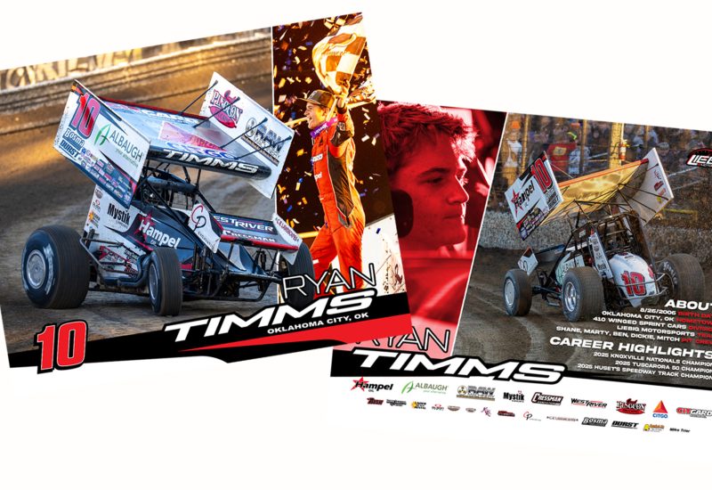 Ryan Timms Racing 2026 Autograph Card
