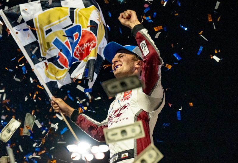 Buddy Kofoid wins Huset's Speedway High Bank Huslte World of Outlaws Sprint Car Race, Motorsports